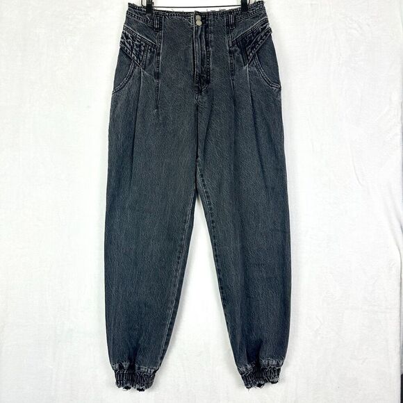 Retrofete Miriam Pant Jeans Size 29 NEW Onyx High Rise Balloon Leg Cotton - Picture 3 of 12